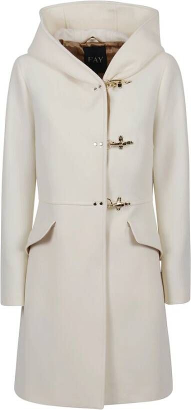 Fay Trenchcoats & Mantels Wit Dames