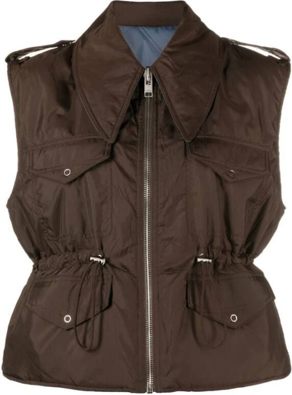 Ganni Bodywarmers Bruin Dames