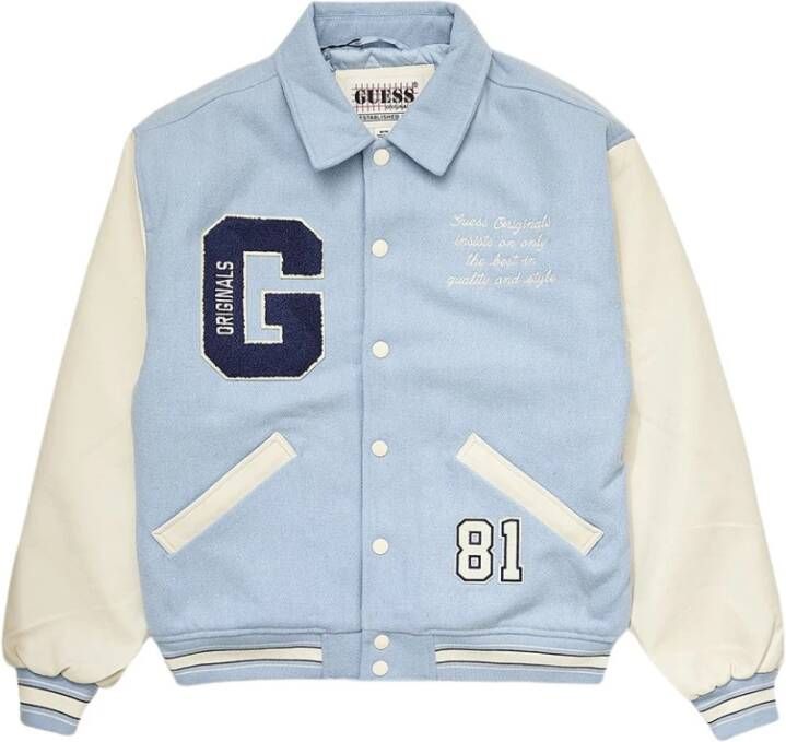 Guess Bomber jackets Blauw Heren