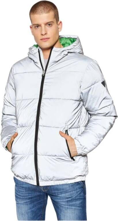 Guess Gewatteerde jassen Grijs Heren