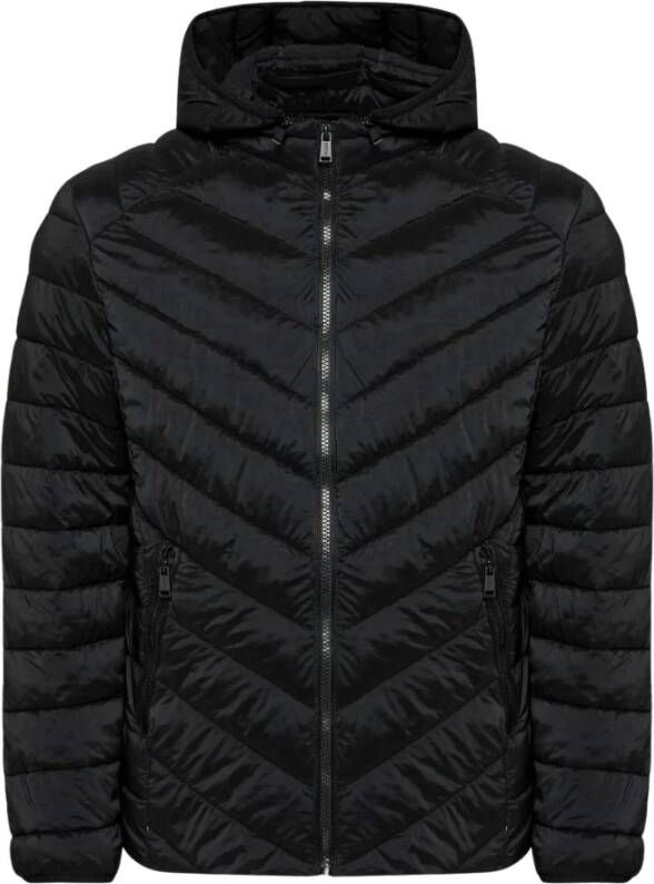 Guess Gewatteerde jassen Zwart Heren