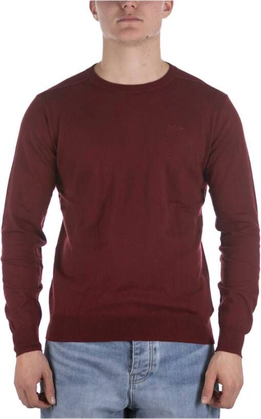 Guess Trui In Gemengd Zijde Ronde Hals