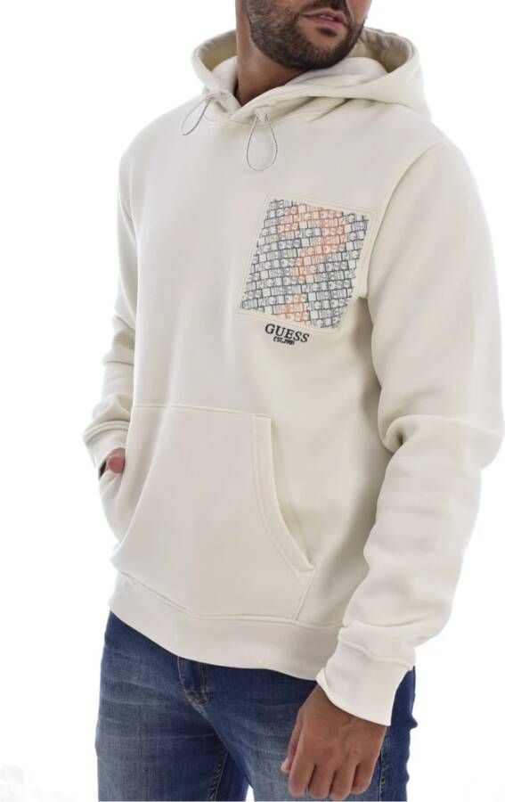 Guess Hoodies & sweatvesten Beige Heren