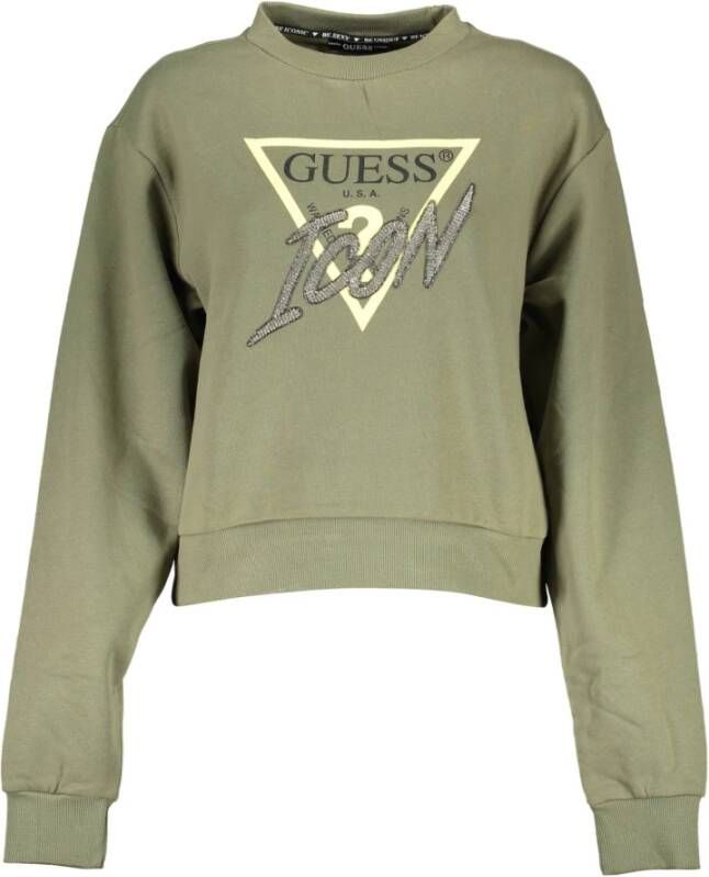 Guess Hoodies & Sweatvesten Groen Dames