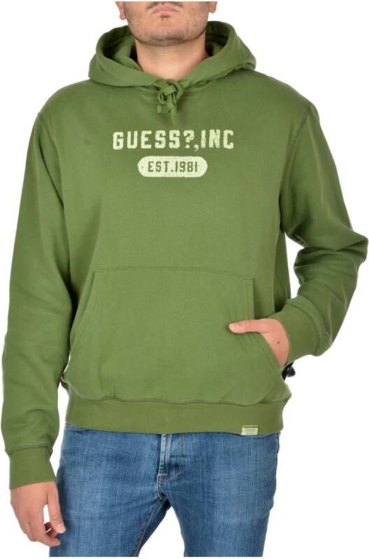 Guess Hoodies & sweatvesten Groen Heren