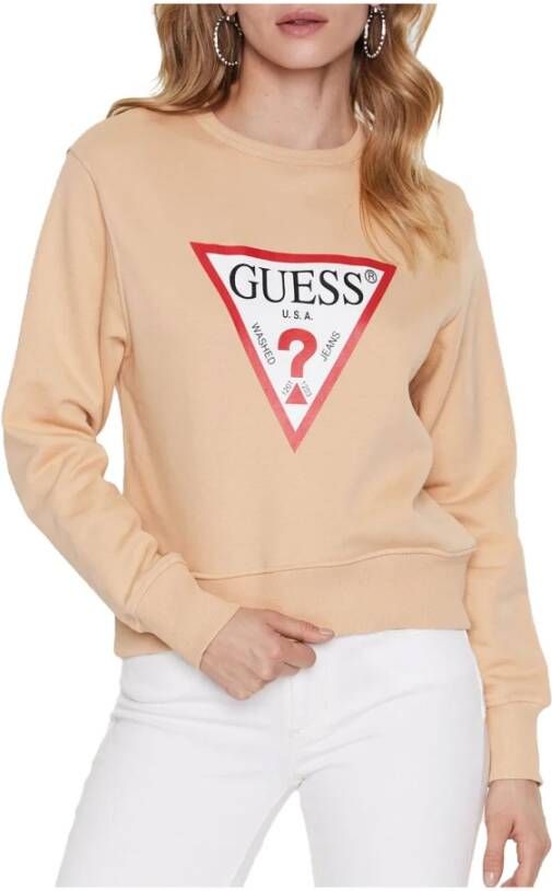 Guess Hoodies & Sweatvesten Oranje Dames