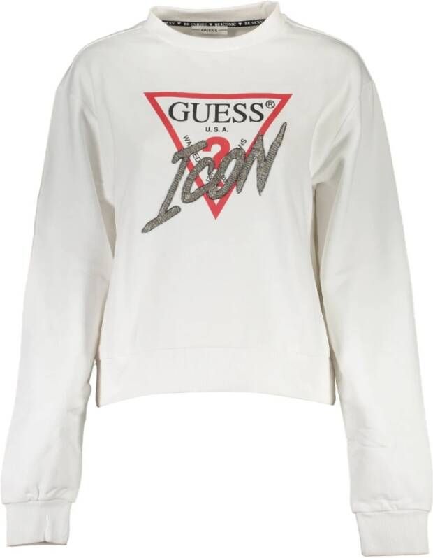 Guess Hoodies & Sweatvesten Wit Dames