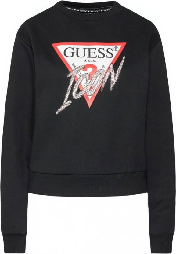 Guess Hoodies & Sweatvesten Zwart Dames