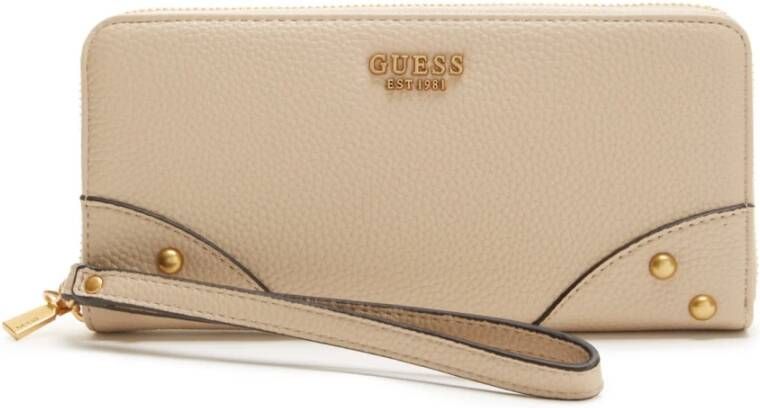Guess Portemonnee/kaarthouder , Beige, Dames