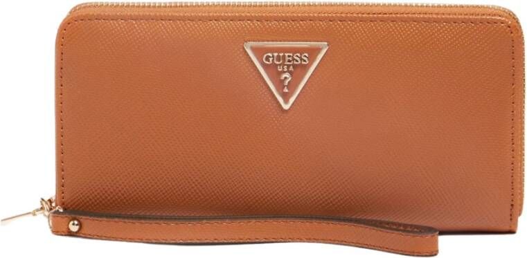 Guess Portemonnee/kaarthouder , Bruin, Dames