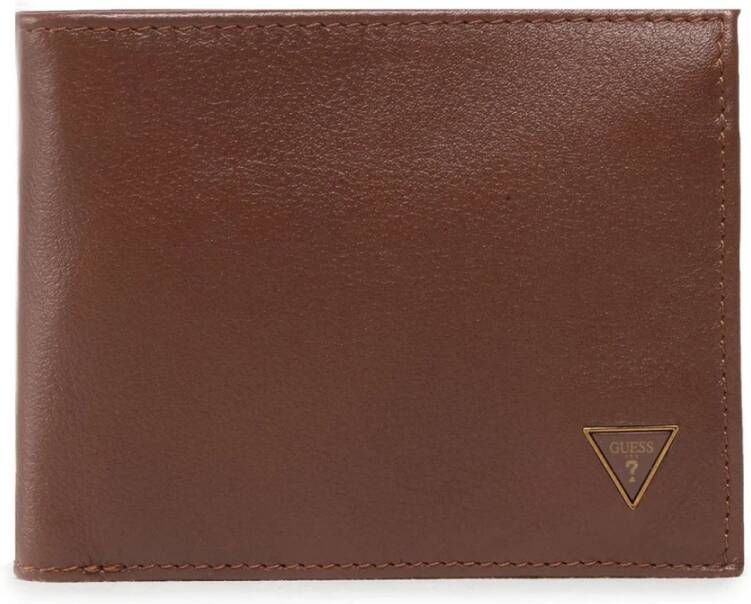 Guess Portemonnee/kaarthouder , Bruin, Heren