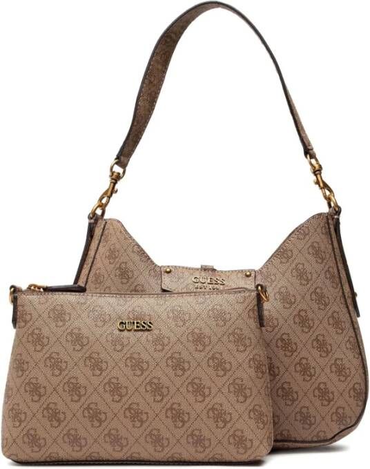 Guess Schoudertassen Beige Dames
