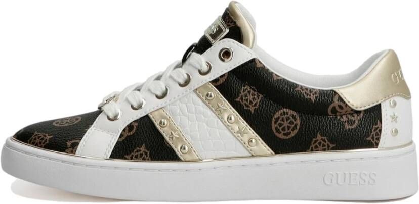 Guess Fl7Bvl Fal12 Sneakers , Zwart, Dames