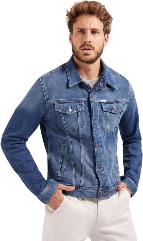 Guess Spijkerjassen Blauw Heren