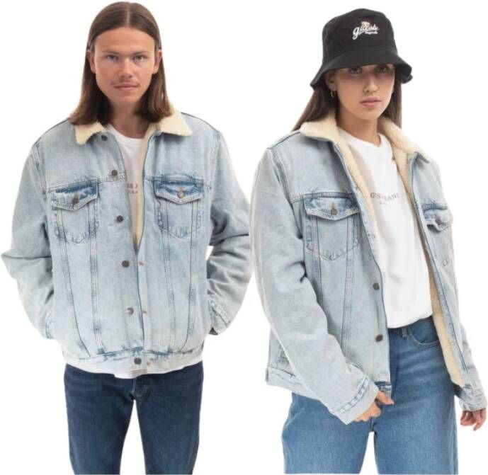 Guess Spijkerjassen Blauw unisex