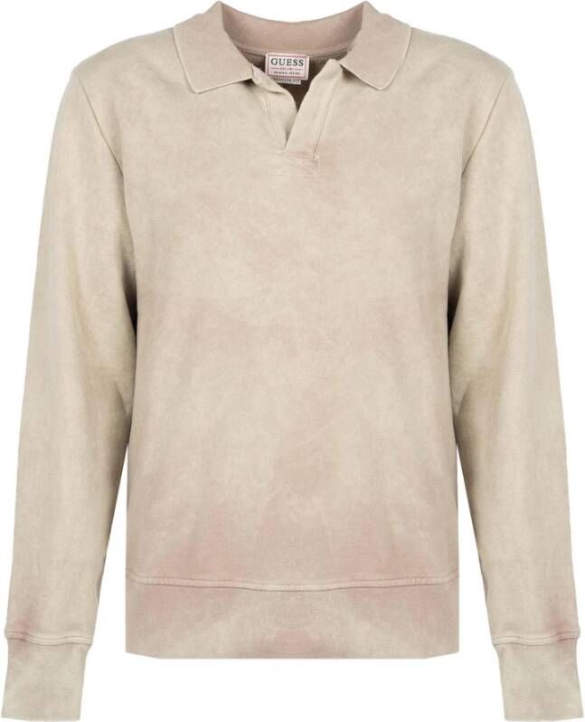Guess Truien & Vesten Beige Heren