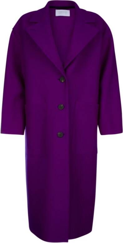 Harris Wharf London Trenchcoats & Mantels Paars Dames