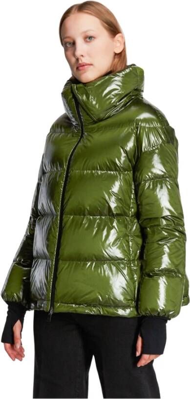 Herno Gewatteerde Jassen Groen Dames