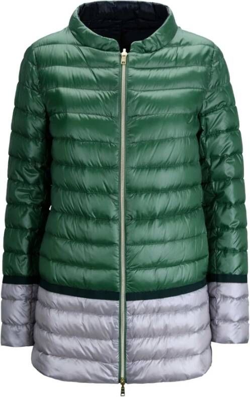 Herno Gewatteerde Jassen Groen Dames