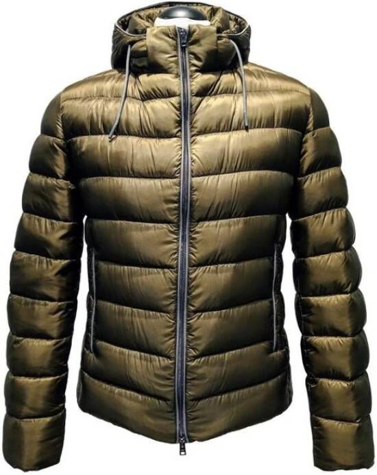 Herno Goose Down Gededed Jacket , Groen, Heren