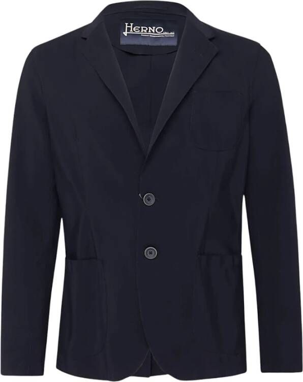 Herno Jassen Blauw Heren