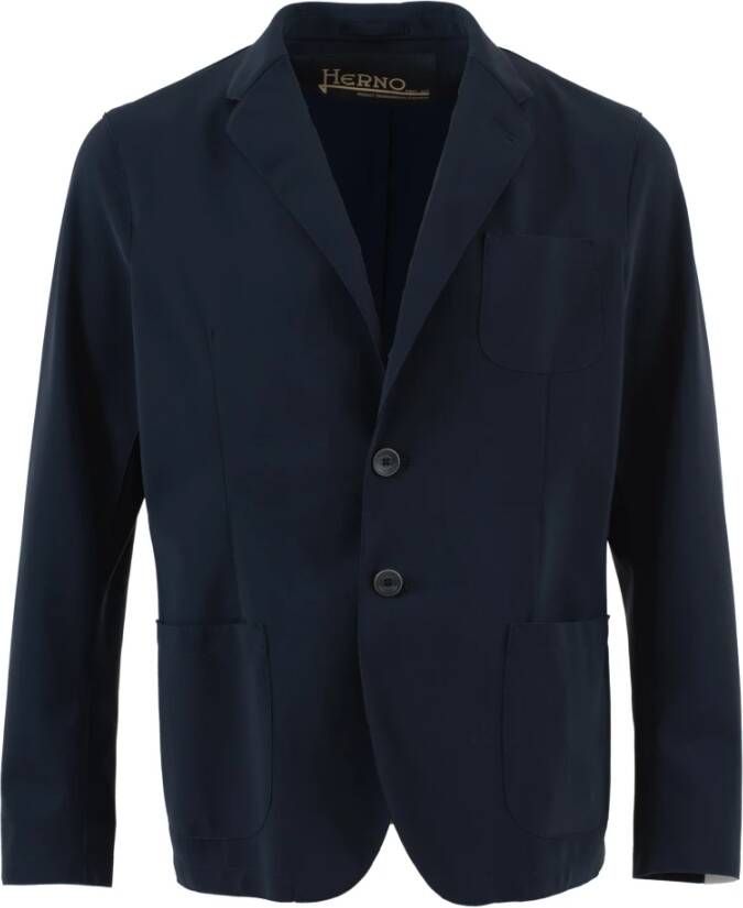 Herno Jassen Blauw Heren