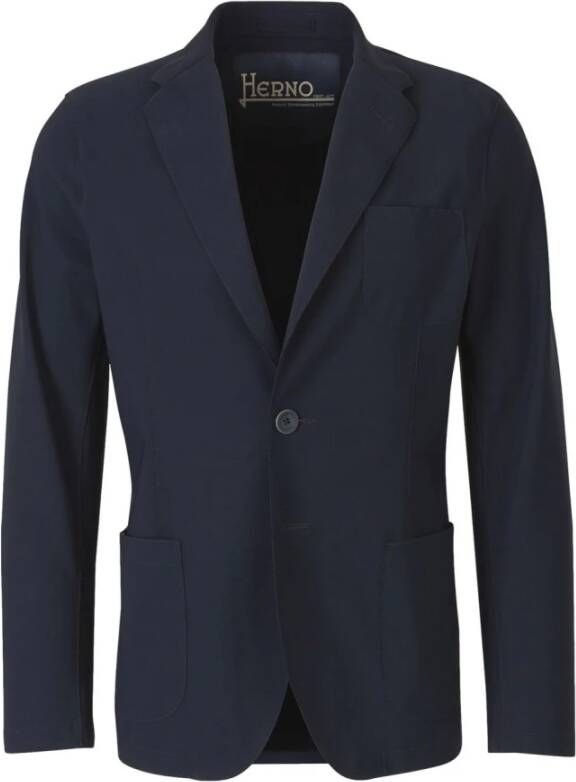Herno Jassen Blauw Heren