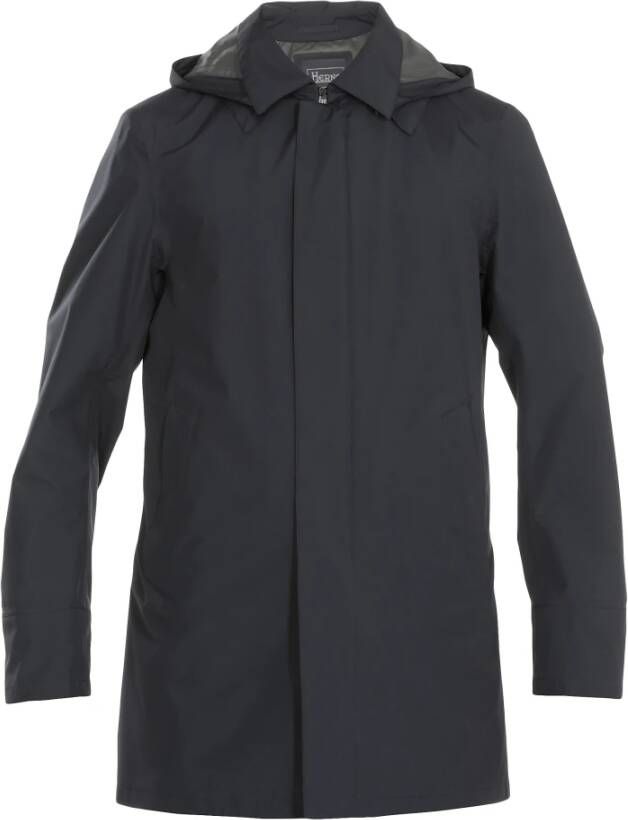 Herno Coats Blue , Blauw, Heren