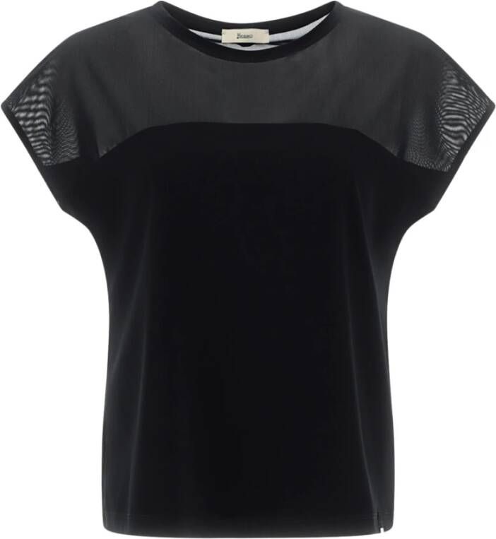 Herno T shirts Zwart Dames