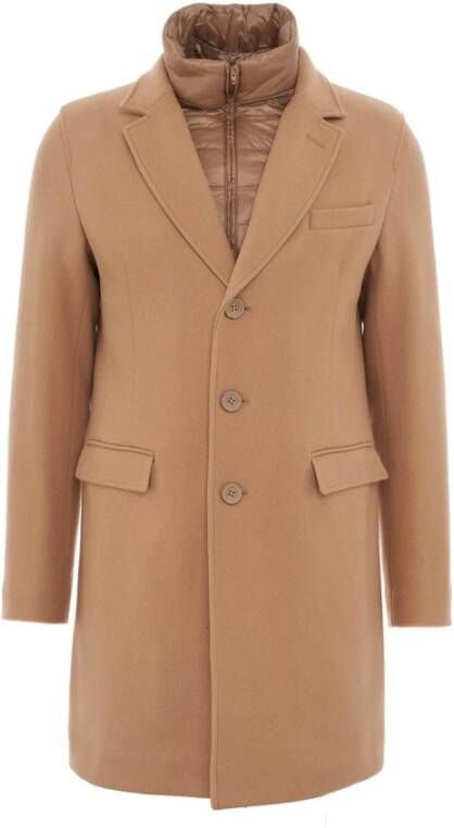 Herno Trenchcoats & Mantels Beige Heren