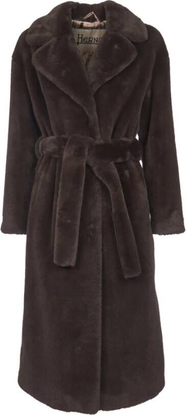 Herno Trenchcoats & Mantels Bruin Dames