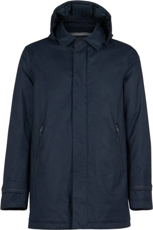 Herno Winterjassen Blauw Heren