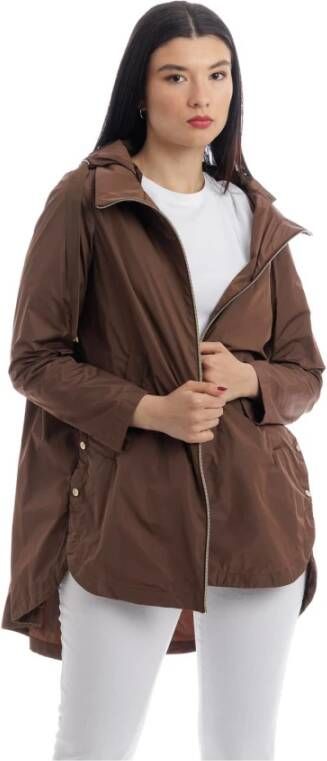 Herno Zomerjassen Bruin Dames