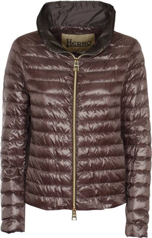 Herno Zomerjassen Bruin Dames