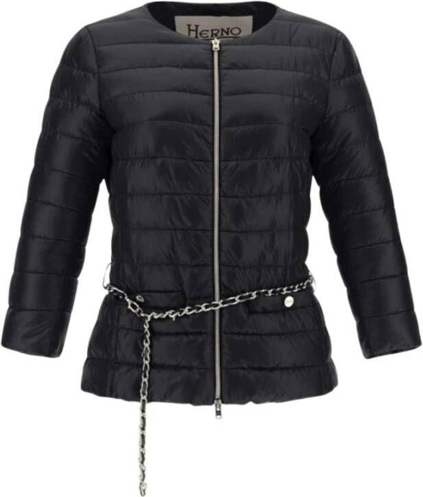 Herno Zomerjassen Zwart Dames