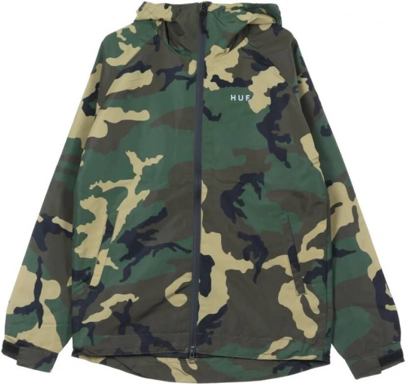 HUF Outdoorjassen Groen Heren