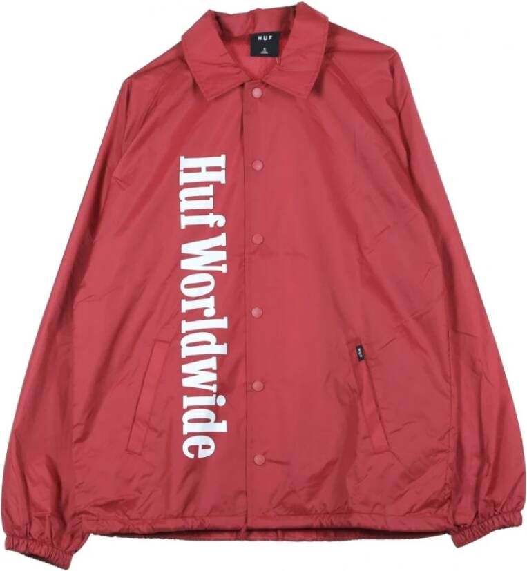 HUF Outdoorjassen Roze Heren