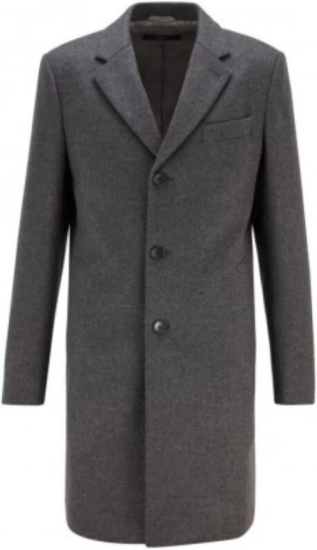 Hugo Boss Trenchcoats & Mantels Grijs Heren