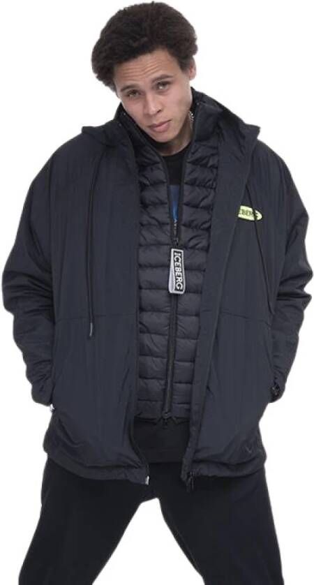 Iceberg Sportjack 20Iii1Po0805A30 9000 , Blauw, Heren