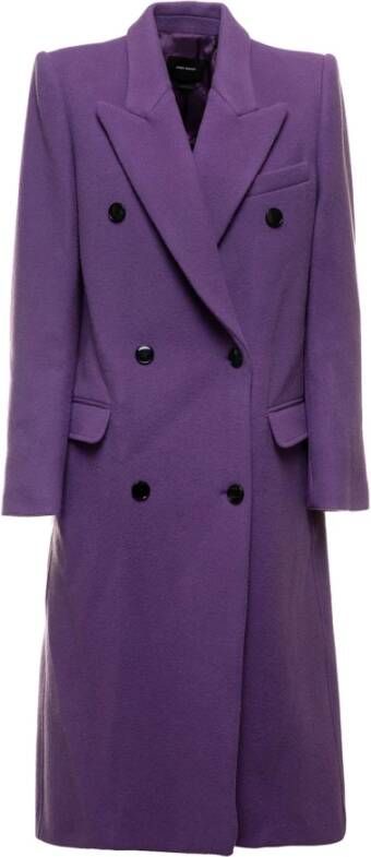 Isabel Marant Étoile Trenchcoats & Mantels Paars Dames
