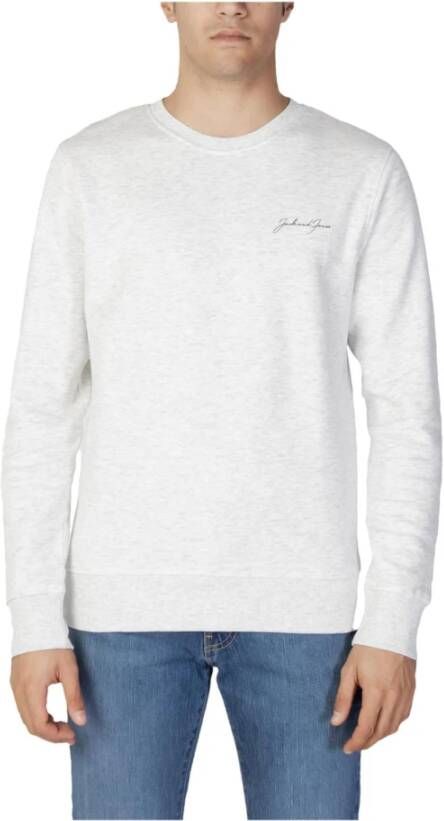 jack & jones Jack Jones Men's Knitwear , Wit, Heren