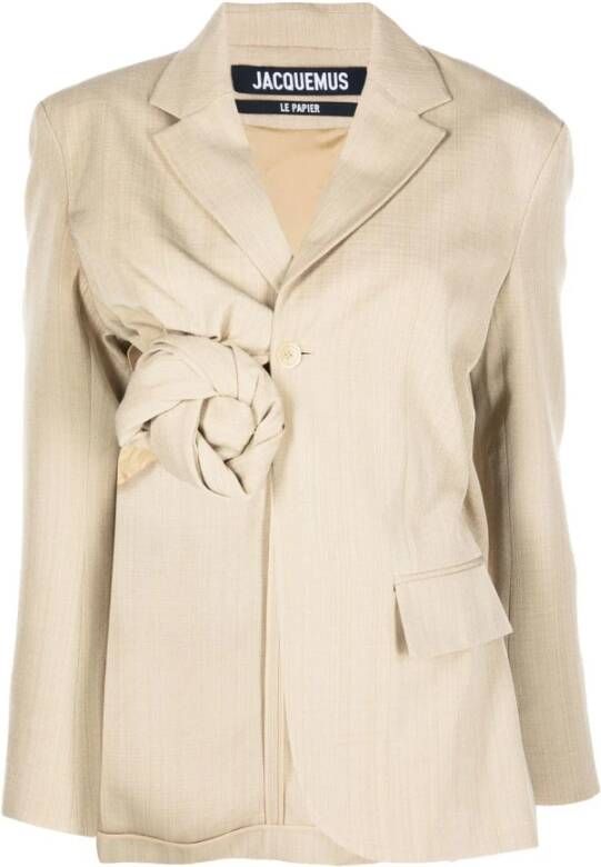 Jacquemus Blazers Beige Dames