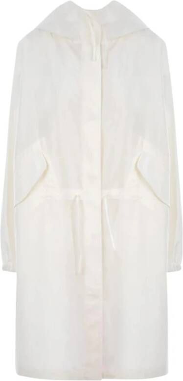 Jil Sander Outdoorjassen Wit Heren