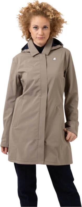 K-way K Way Parka Jassen Beige Dames