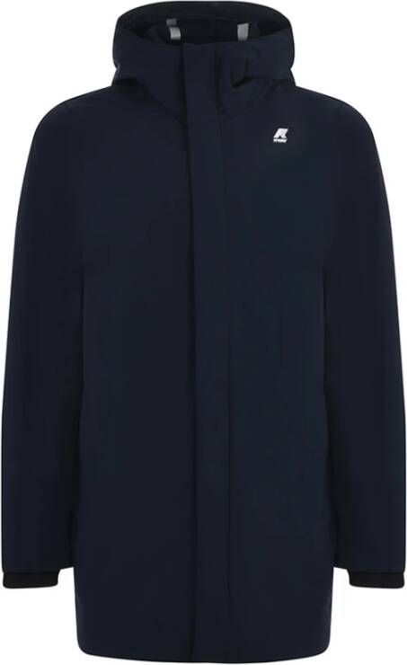 K-way Jas Marlyn Bonded K Way, Blauw, Heren