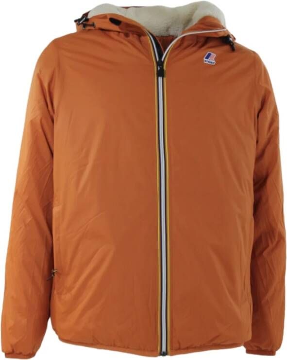 K-way K Way Winterjassen Oranje Heren