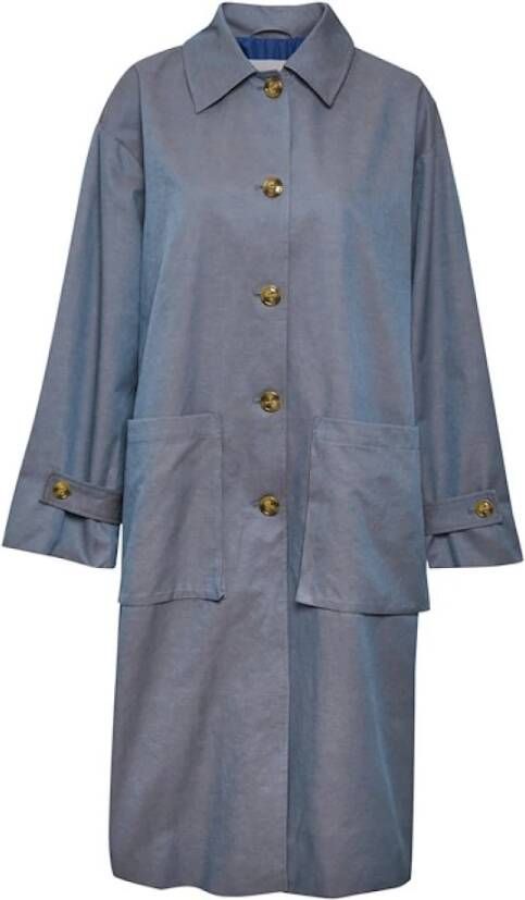Karen by Simonsen Trenchcoats & Mantels Blauw Dames