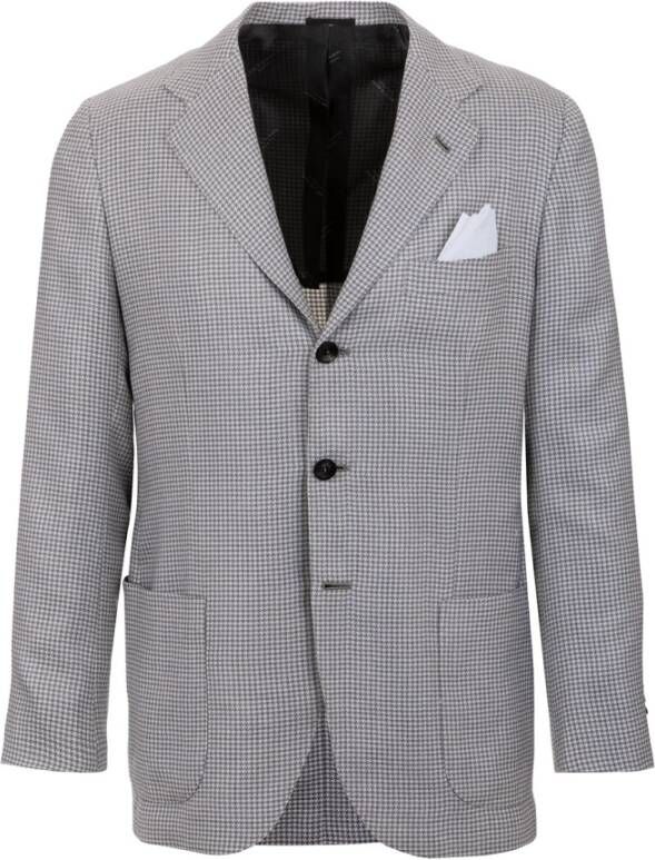 Kiton Formele blazers , Grijs, Heren