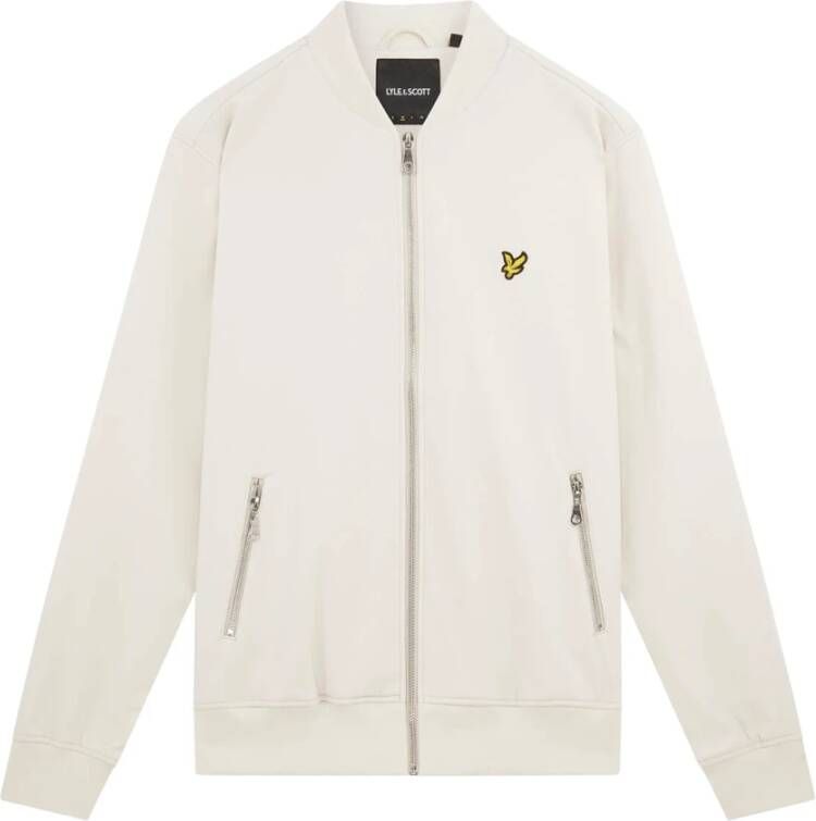 Lyle and Scott Jk1616v softshell bomber jacket, w583 light mist