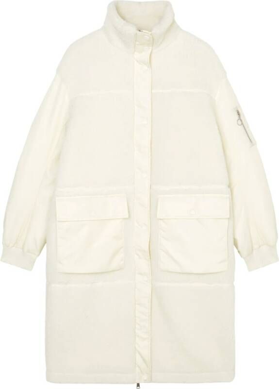 MARC O’POLO DENIM Longline bomberjack met teddy en steekzakken